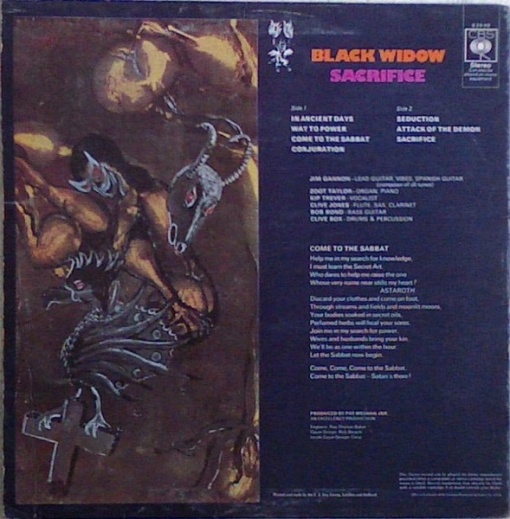 Black Widow – албум Sacrifice - Img 2