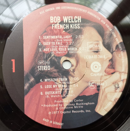 Bob Welch – албум French Kiss - Img 3