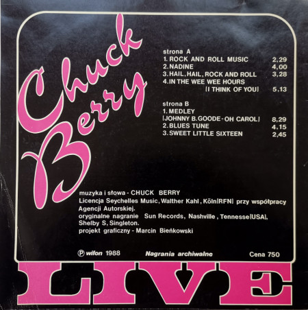 Chuck Berry – албум Live - Img 2