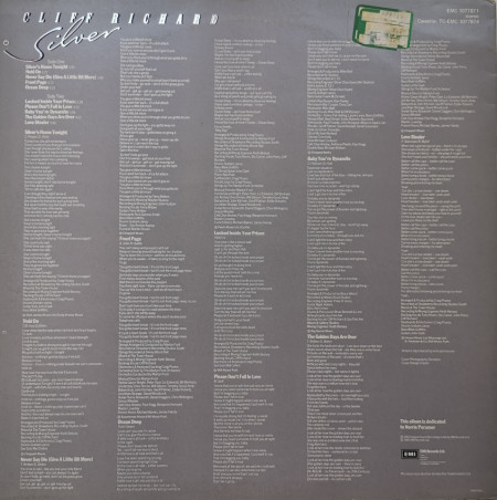Cliff Richard – албум Silver - Img 2