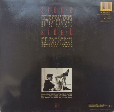 Corey Hart – албум Young Man Running - Img 2