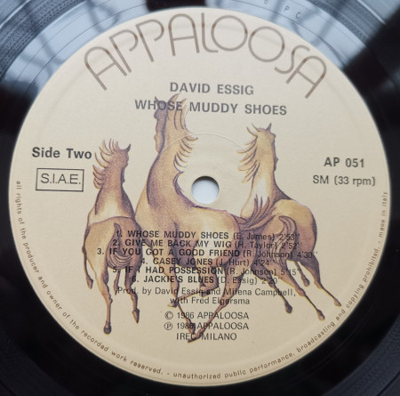 David Essig – албум Whose Muddy Shoes - Img 3