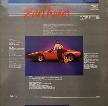 Earl Klugh ‎– албум Low Ride - Img 2