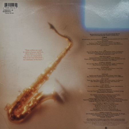 Ernie Watts – албум Sanctuary - Img 2