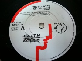 Faith Brothers ‎– сингъл The Country Of The Blind - Img 5
