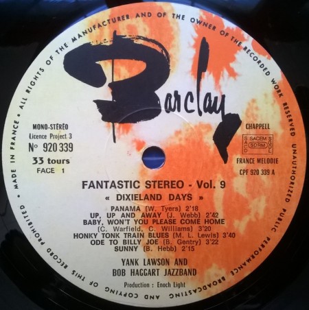 Fantastic Stereo Volume 9 ‎– албум The Yank Lawson &amp; Bob Haggart  Jazzband - Img 3