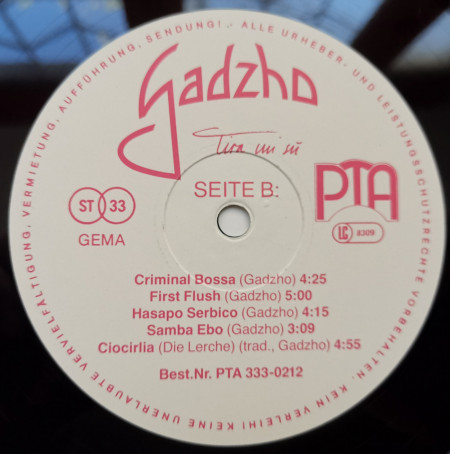 Gadzho – албум Tira Mi Su - Img 3