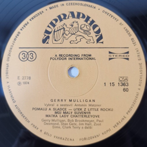 Gerry Mulligan – албум Felicitas - Img 2