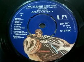 Gerry Rafferty ‎– сингъл Get It Right Next Time - Img 3