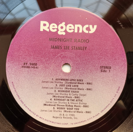 James Lee Stanley ‎– албум Midnight Radio - Img 3