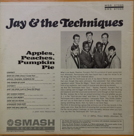 Jay &amp; The Techniques – албум Apples, Peaches, Pumpkin Pie - Img 2