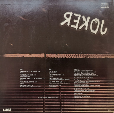 Joker – албум I Don&#039;t Want It No More - Img 2