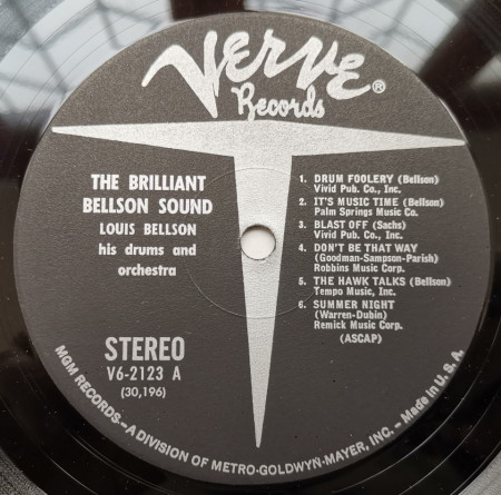Louis Bellson – албум The Brilliant Bellson Sound - Img 3