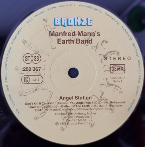 Manfred Mann's Earth Band – албум Angel Station - Img 2