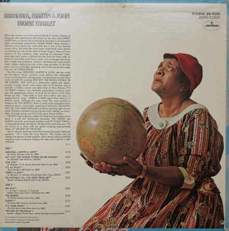 Moms Mabley ‎– албум Abraham, Martin &amp; John - Img 2