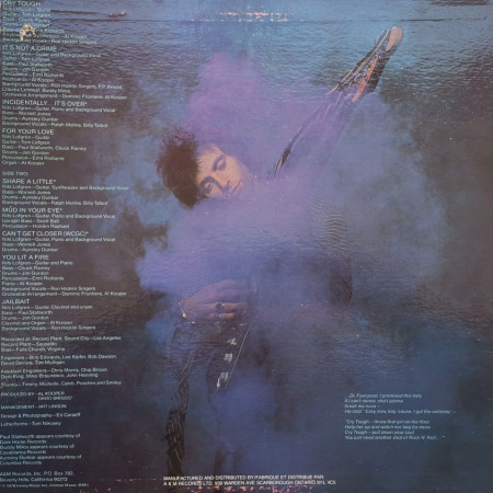 Nils Lofgren – албум Cry Tough - Img 2