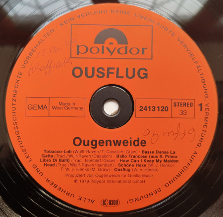 Ougenweide – албум Ousflug - Img 3