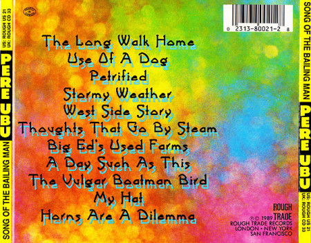 Pere Ubu ‎– албум Song Of The Bailing Man (CD) - Img 2
