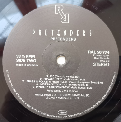 Pretenders – албум Pretenders - Img 3