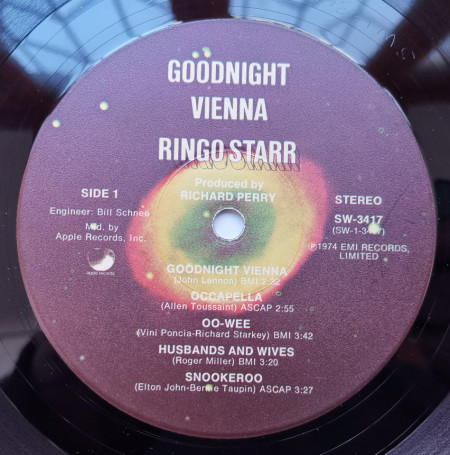 Ringo Starr ‎– албум Goodnight Vienna - Img 3
