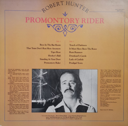 Robert Hunter – албум Promontory Rider - Img 2