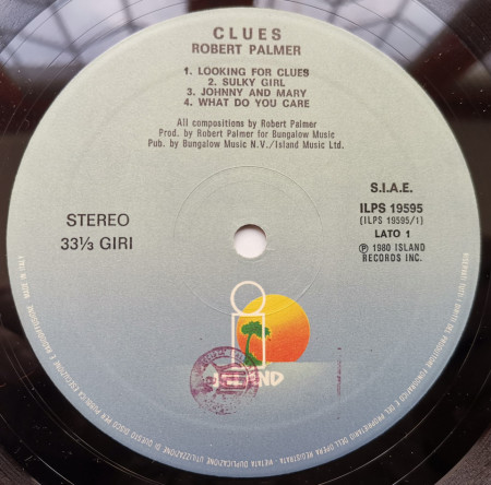 Robert Palmer – албум Clues - Img 3