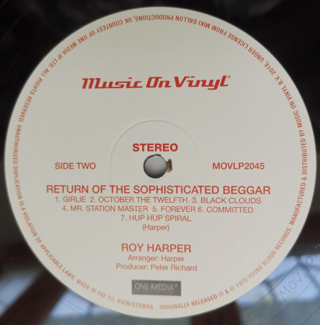 Roy Harper – албум Return Of The Sophisticated Beggar - Img 3