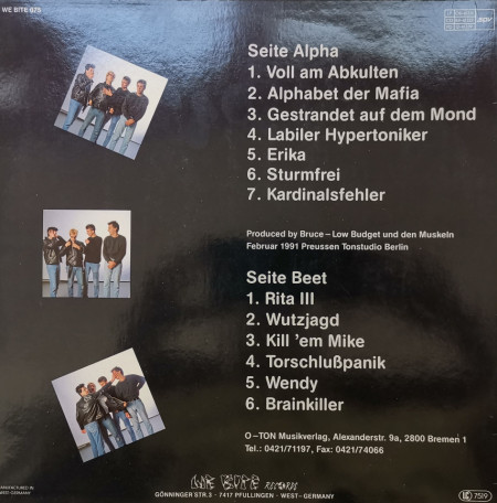 Schliessmuskel – албум Alphabet Der Mafia - Img 2