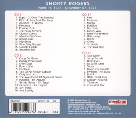 Shorty Rogers ‎– албум Creative West Coast Swing (CD) - Img 2