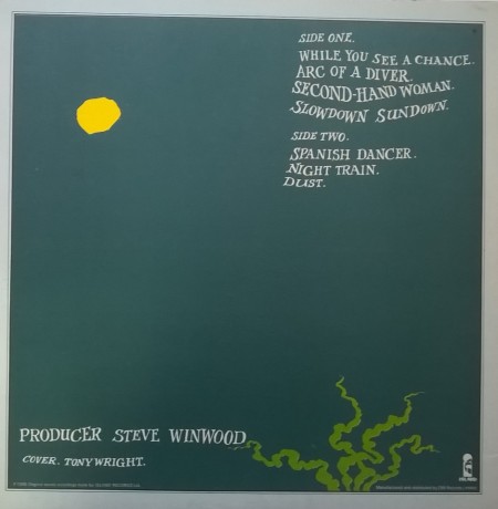 Steve Winwood ‎– албум Arc Of A Diver - Img 2