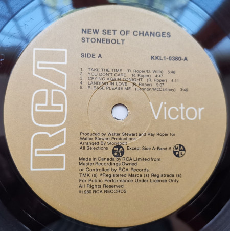 Stonebolt – албум New Set Of Changes - Img 2