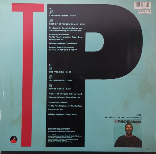 Teddy Pendergrass – албум Joy - Img 3