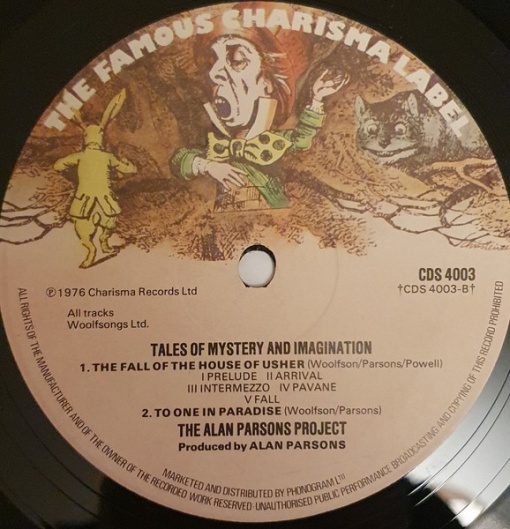 The Alan Parsons Project - Tales Of Mystery And Imagination • Edgar Allan Poe (1 x LP) - Img 5