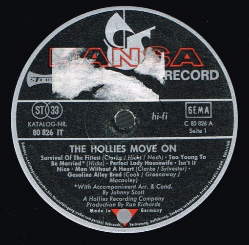 The Hollies – албум Move On - Img 2