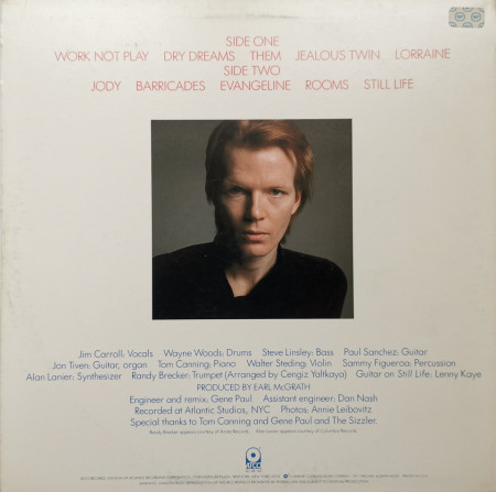 The Jim Carroll Band – албум Dry Dreams - Img 3