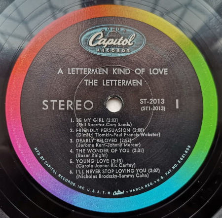 The Lettermen – албум A Lettermen Kind Of Love