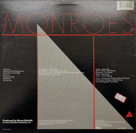The Monroes – албум The Monroes - Img 2