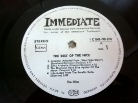 The Nice ‎– албум The Best Of The Nice - Img 4