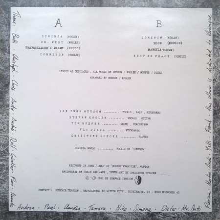 The Surface Tension – албум Invar Vigandun - Img 2