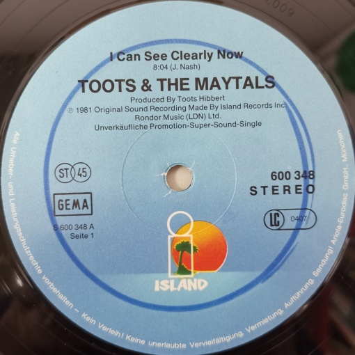 Toots &amp; The Maytals – албум I Can See Clearly Now - Img 3