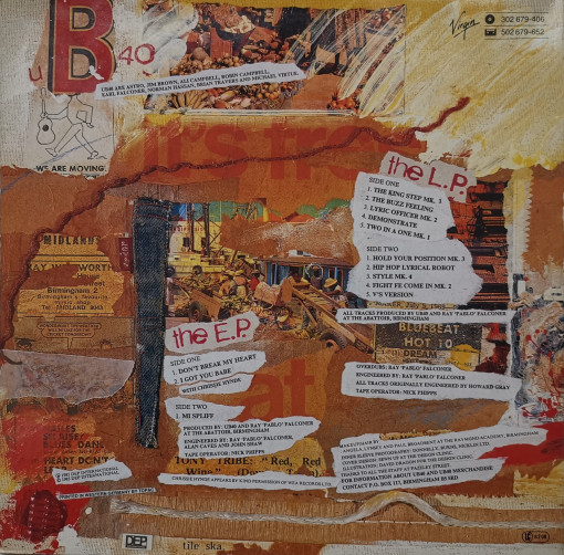 UB40 – албум Baggariddim - Img 2