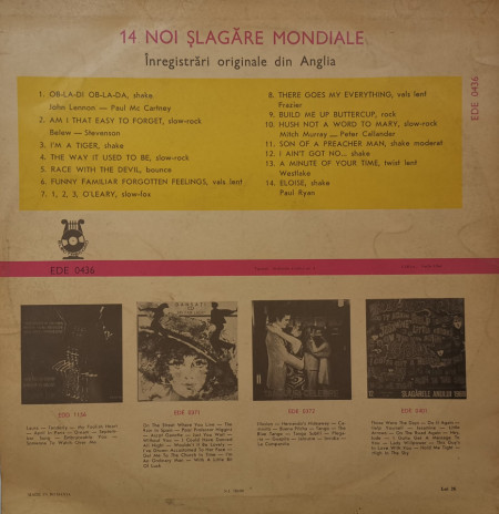 Various – албум 14 Noi Șlagăre Mondiale - Img 3
