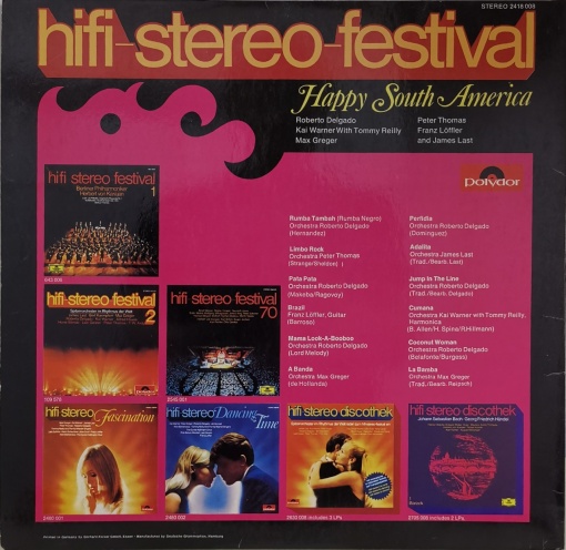 Various – Hifi-Stereo-Festival - албум Happy South America - Img 2