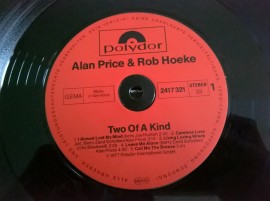 Alan Price &amp; Rob Hoeke – албум Two Of A Kind - Img 4