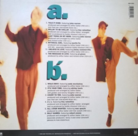 Arthur Baker And The Backbeat Disciples – албум Merge - Img 3