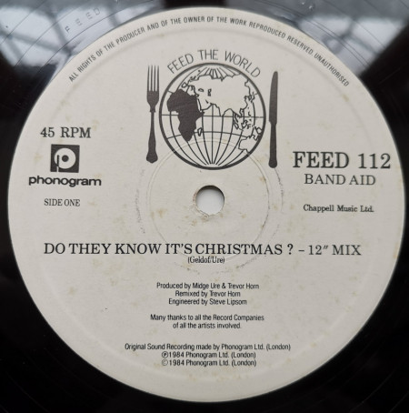 Band Aid – макси сингъл Do They Know It's Christmas? - Img 2