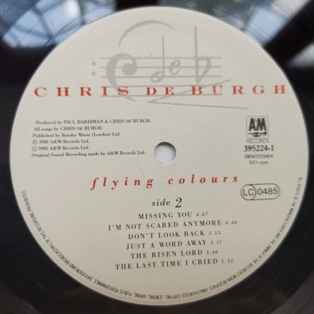 Chris de Burgh – албум Flying Colours - Img 3