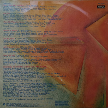 David Sanborn – албум Voyeur - Img 2