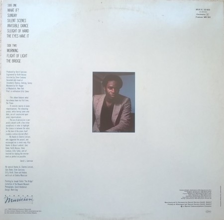 David Sancious ‎– албум The Bridge - Img 3