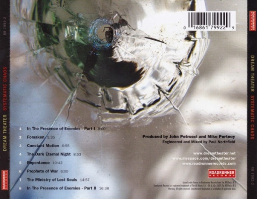 Dream Theater – албум Systematic Chaos (CD) - Img 2